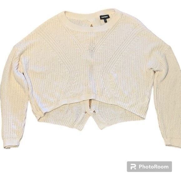 ✨Express Cable Knit Split Back Sweater✨ - Picture 10 of 13